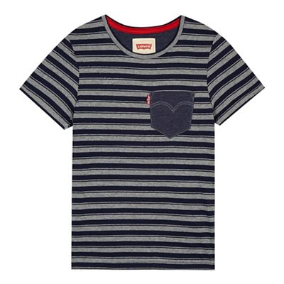 Levi's Boy's striped navy t-shirt